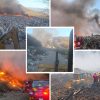 Continúa el combate al incendio en el relleno sanitario de Autlán